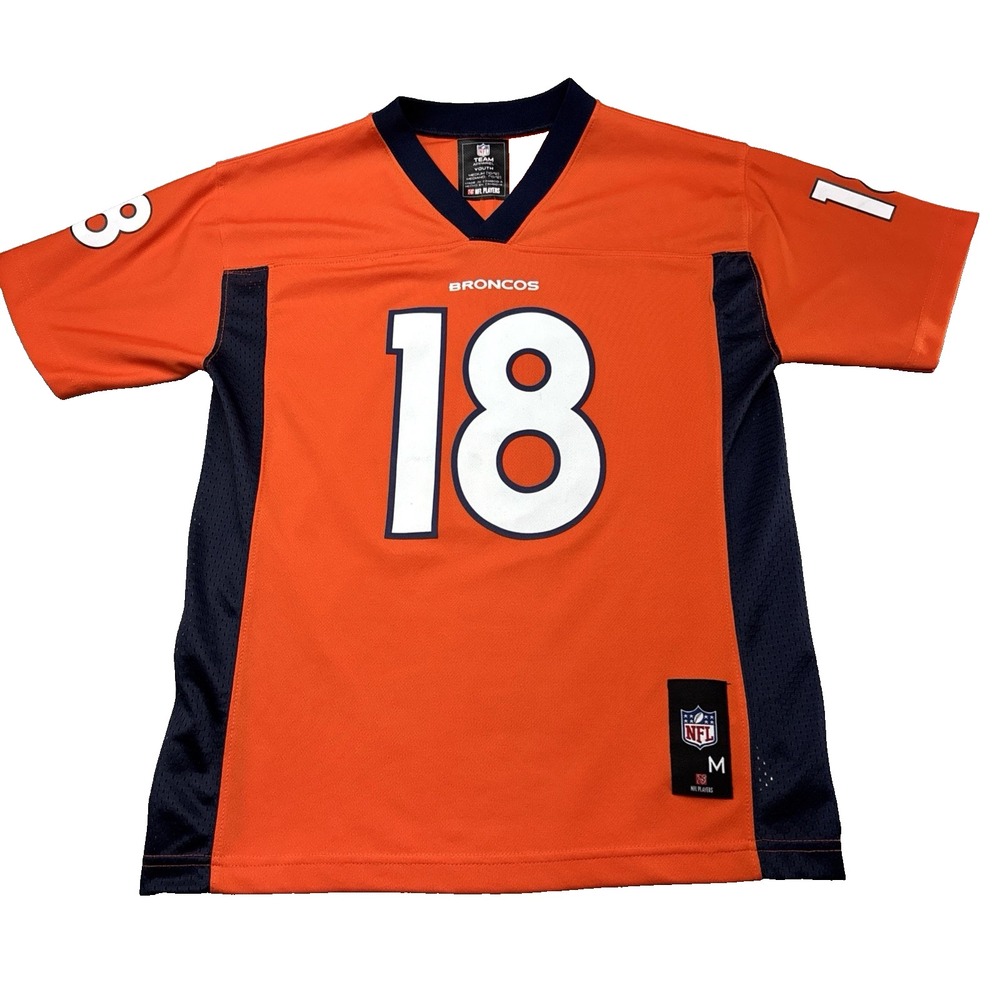 Peyton Manning Denver Broncos Jersey SZ M (10-12) Youth NFL Team Jersey